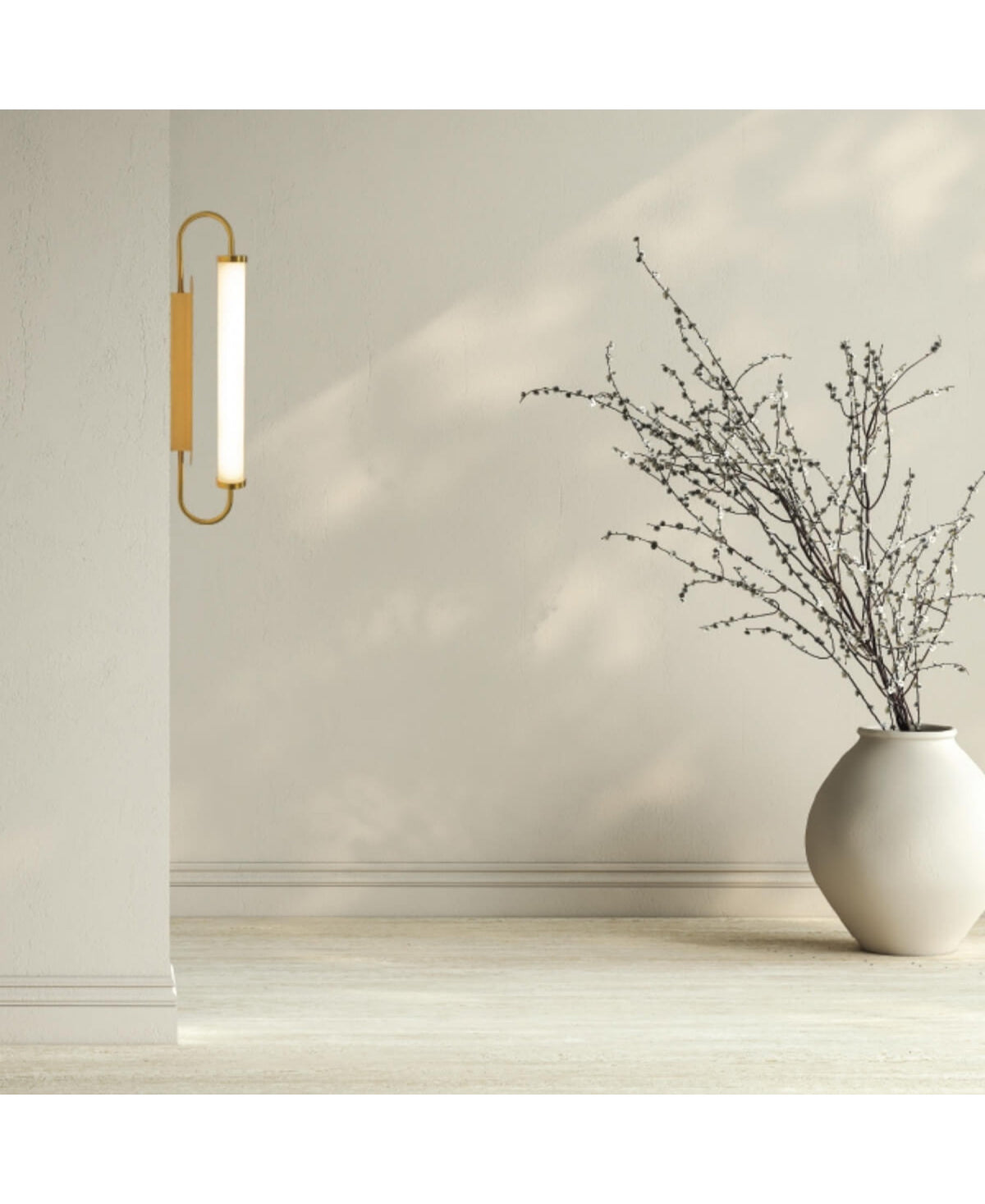 Applique Murale ZAMBELIS 10W Dimmable DESIGN Laiton Brosse 25152