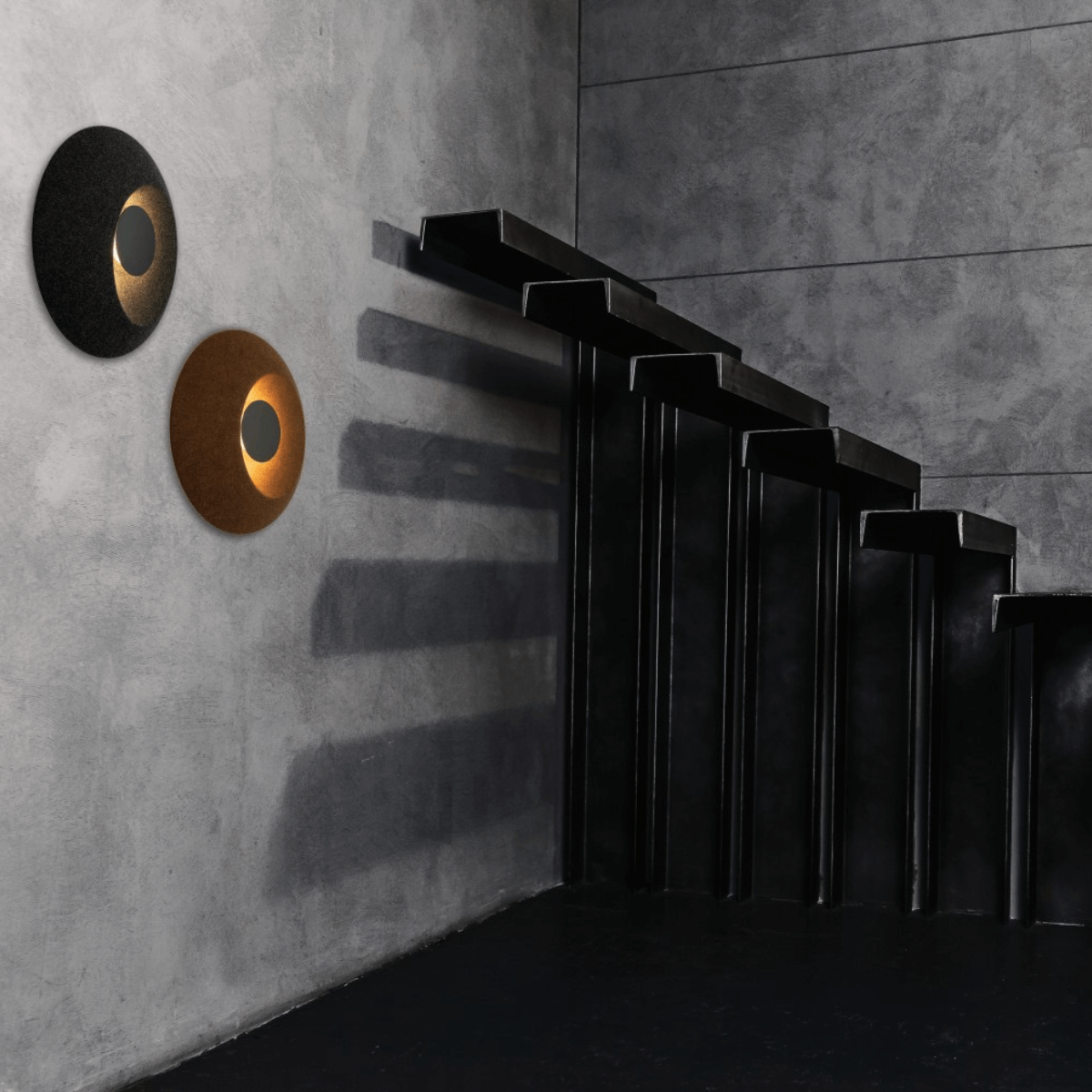 Applique Murale Acoustique ZAMBELIS D395 6W DESIGN Marron et Noir 25181