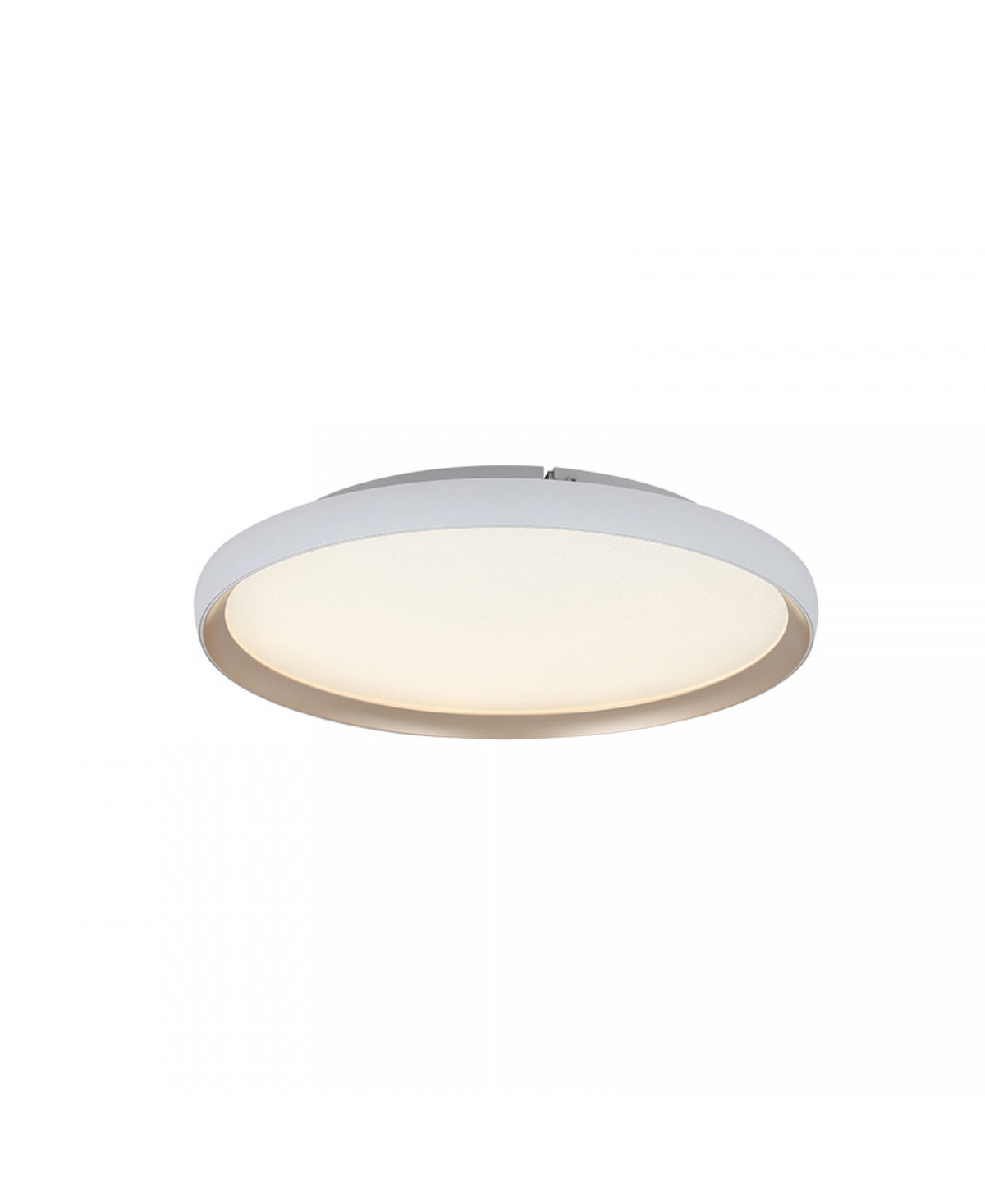 Plafonnier ZAMBELIS D400 20W CCT Dimmable DESIGN Blanc Mat et Or 25185