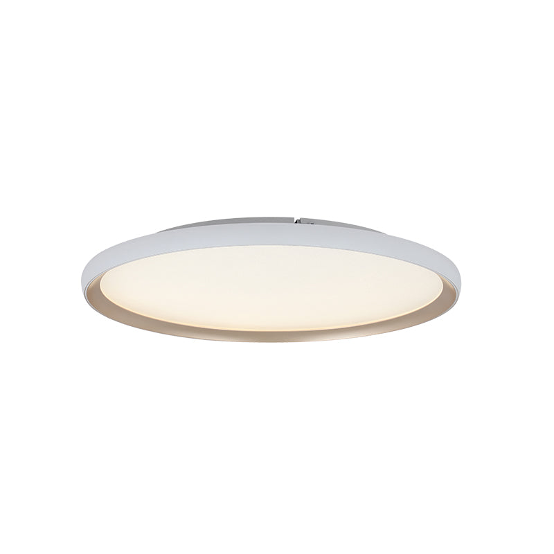 Plafonnier ZAMBELIS D600 42W CCT Dimmable DESIGN Blanc Mat et Or 25188