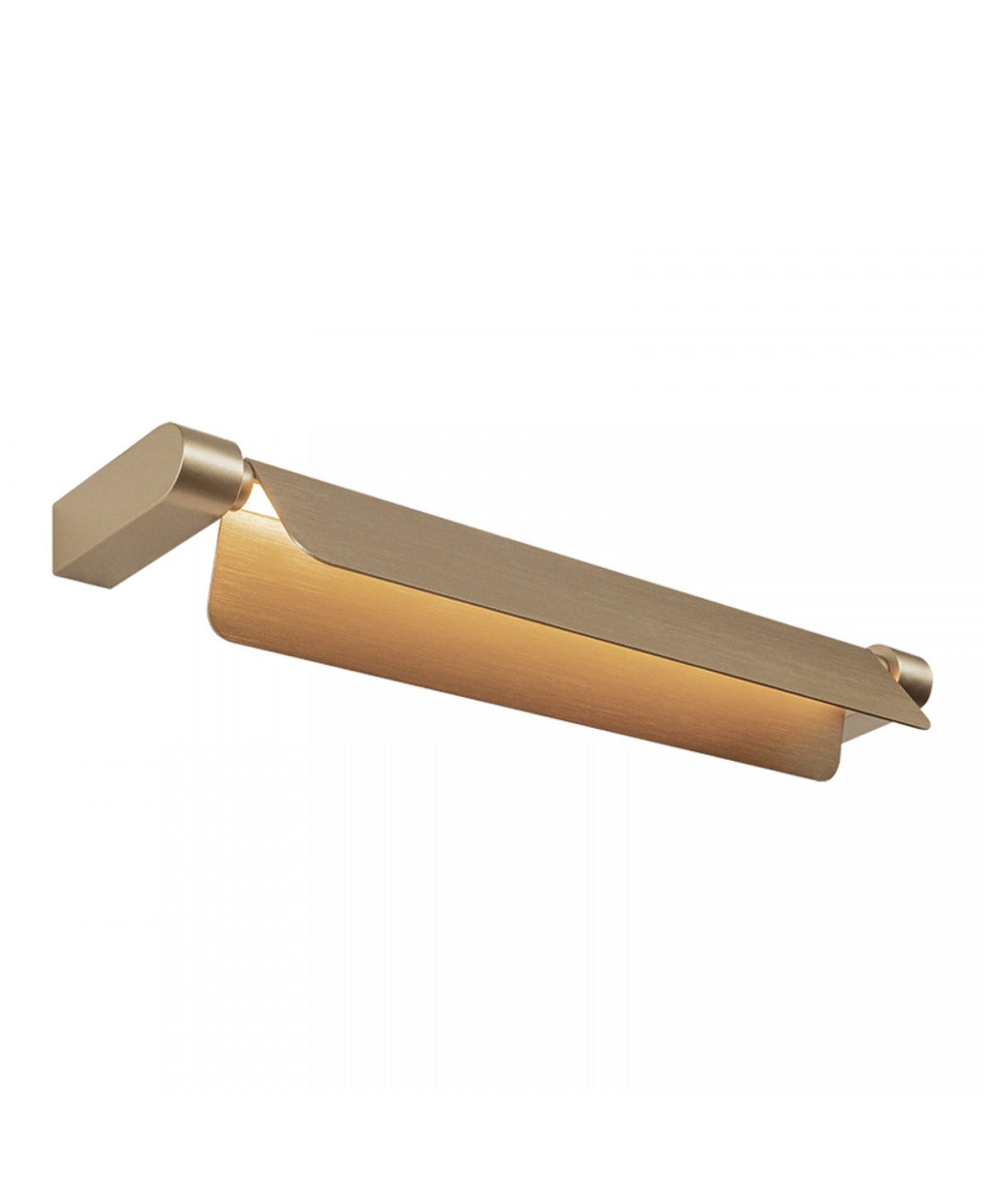 Applique Murale ZAMBELIS Lecture 8W DESIGN Or Brosse 25192
