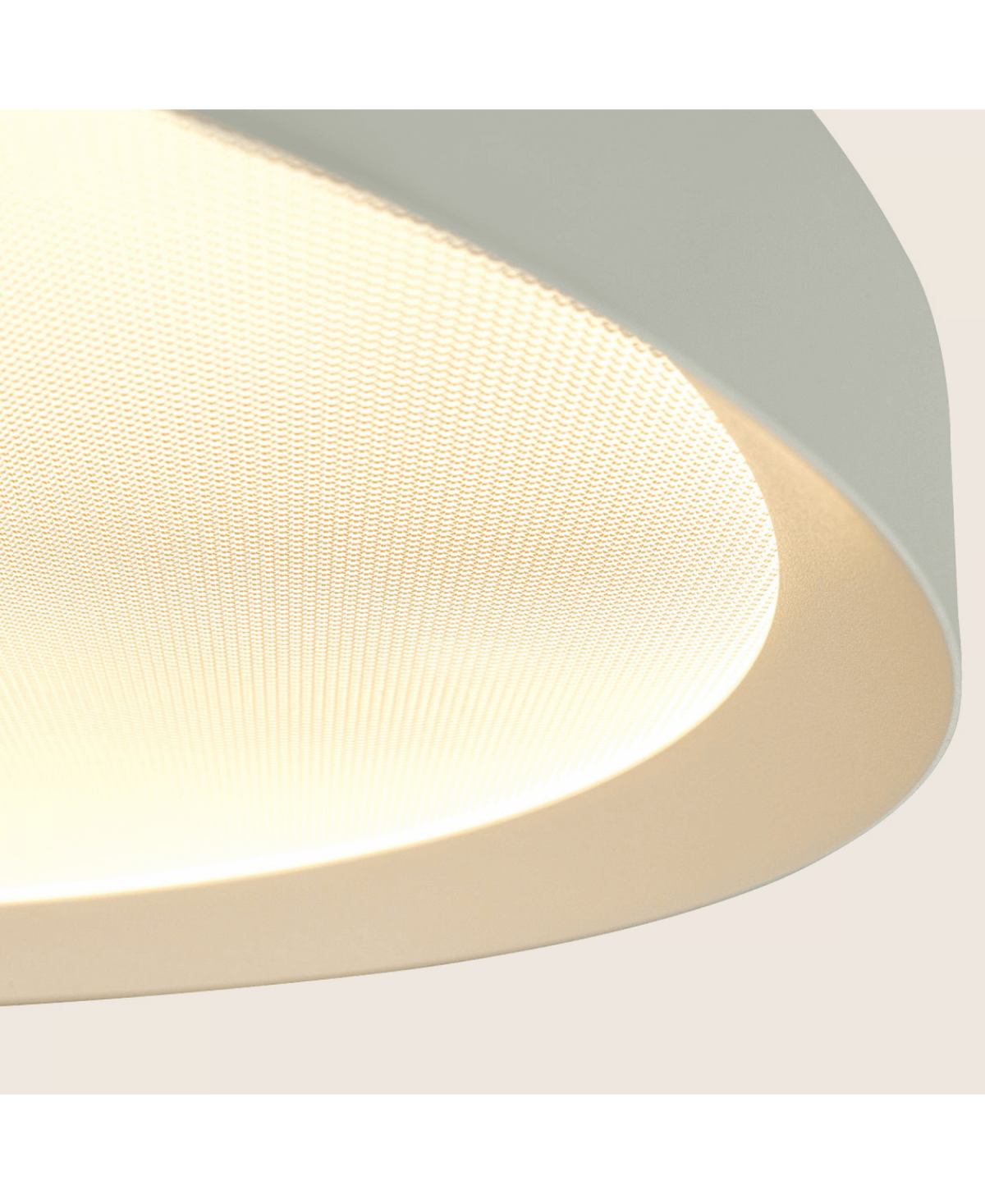 Plafonnier ZAMBELIS D450 42W CCT Dimmable DESIGN Blanc Sable 25197