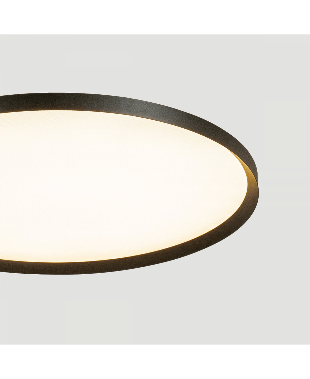 Plafonnier ZAMBELIS D650 56W CCT Dimmable DESIGN Noir Sable 25200