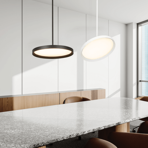 Suspension ZAMBELIS 36W 2700K-4000K LED DALI DESIGN Noir Sable 25210