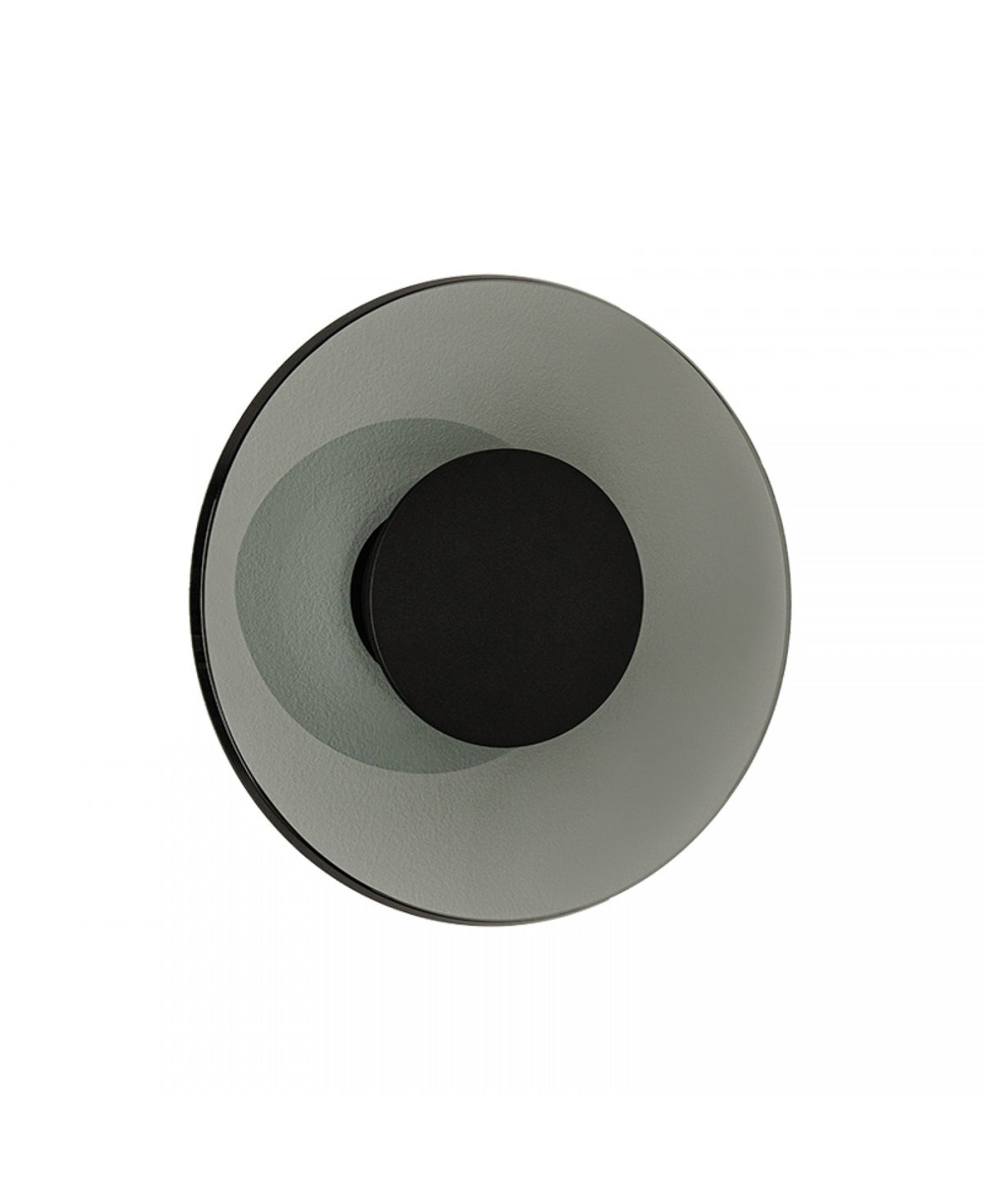 Applique Murale ZAMBELIS D320 18W CCT Dimmable DESIGN Verre Fume et Noir Mat 25271