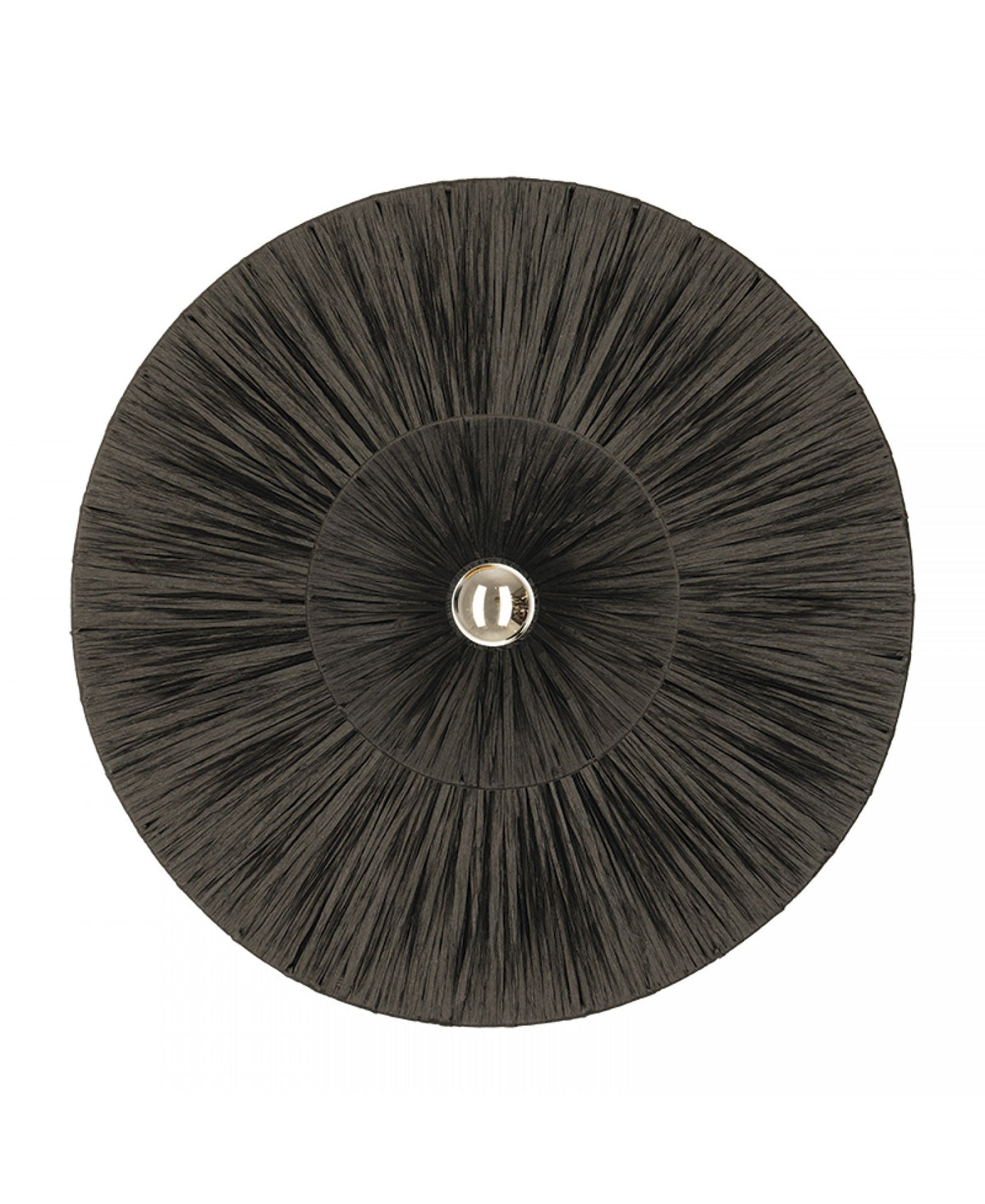 Applique Murale ZAMBELIS D500 E27 DESIGN Rotin Noir Sans Source 25333