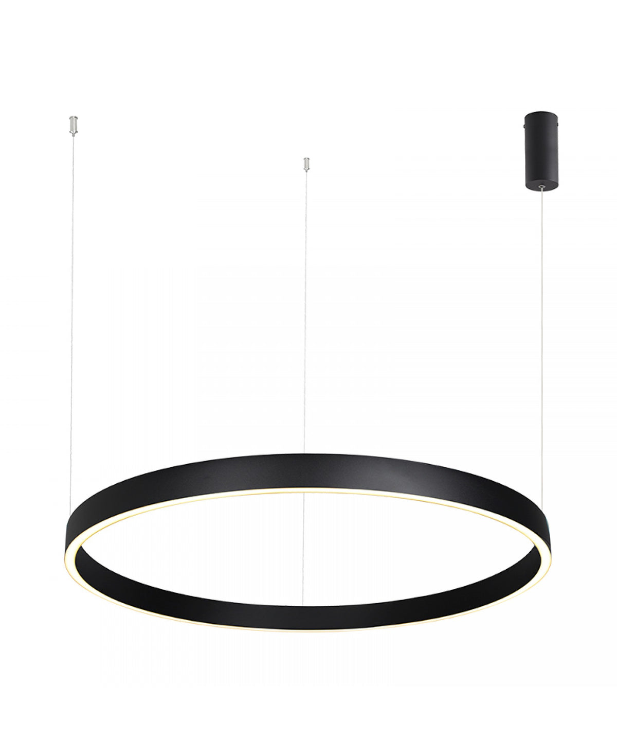 Suspension ZAMBELIS D800 70W Dimmable Direct/Indirect DESIGN Noir Sable 25368