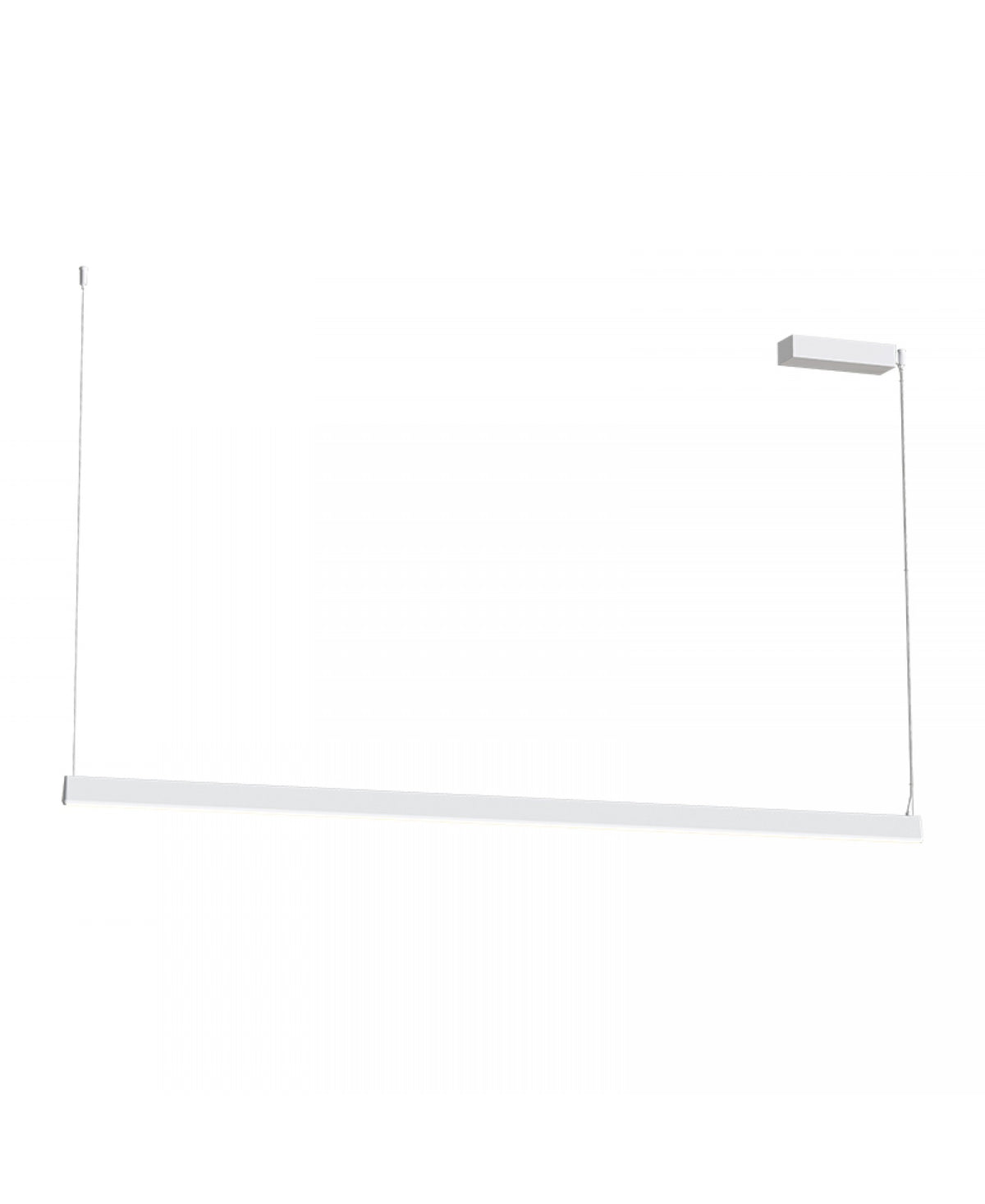 Suspension ZAMBELIS 152cm 32W Dimmable DESIGN Blanc Sable 2555