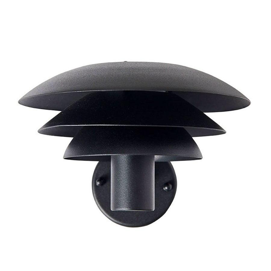 Applique d'extérieur DL20, noir, hauteur 15 cm, IP44