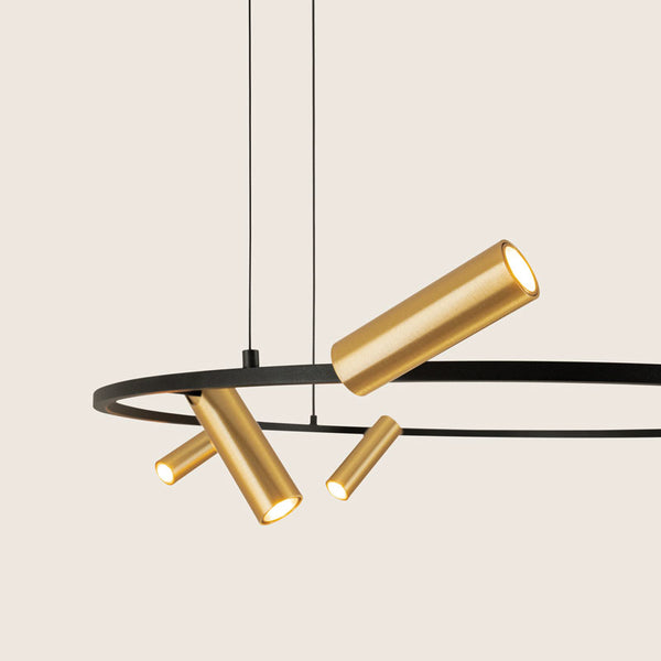 Suspension ZAMBELIS 29W DESIGN Noir Mat 2635
