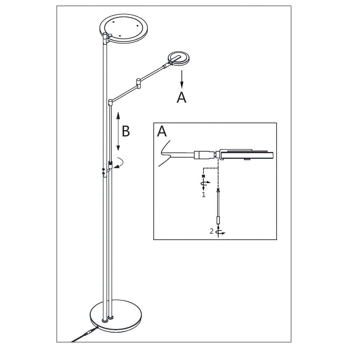 Modern Turound Floor Lamp
