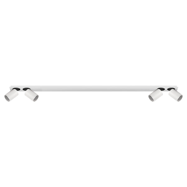 Spot Plafond Quadruple ZAMBELIS 20W DESIGN Noir Mat 2671