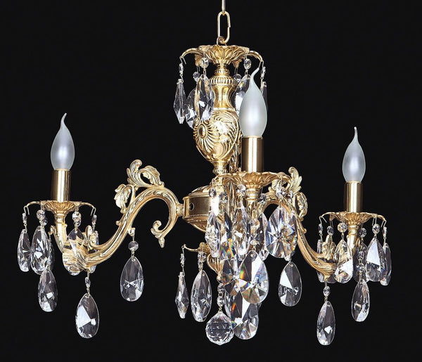 EL855302 brass chandelier