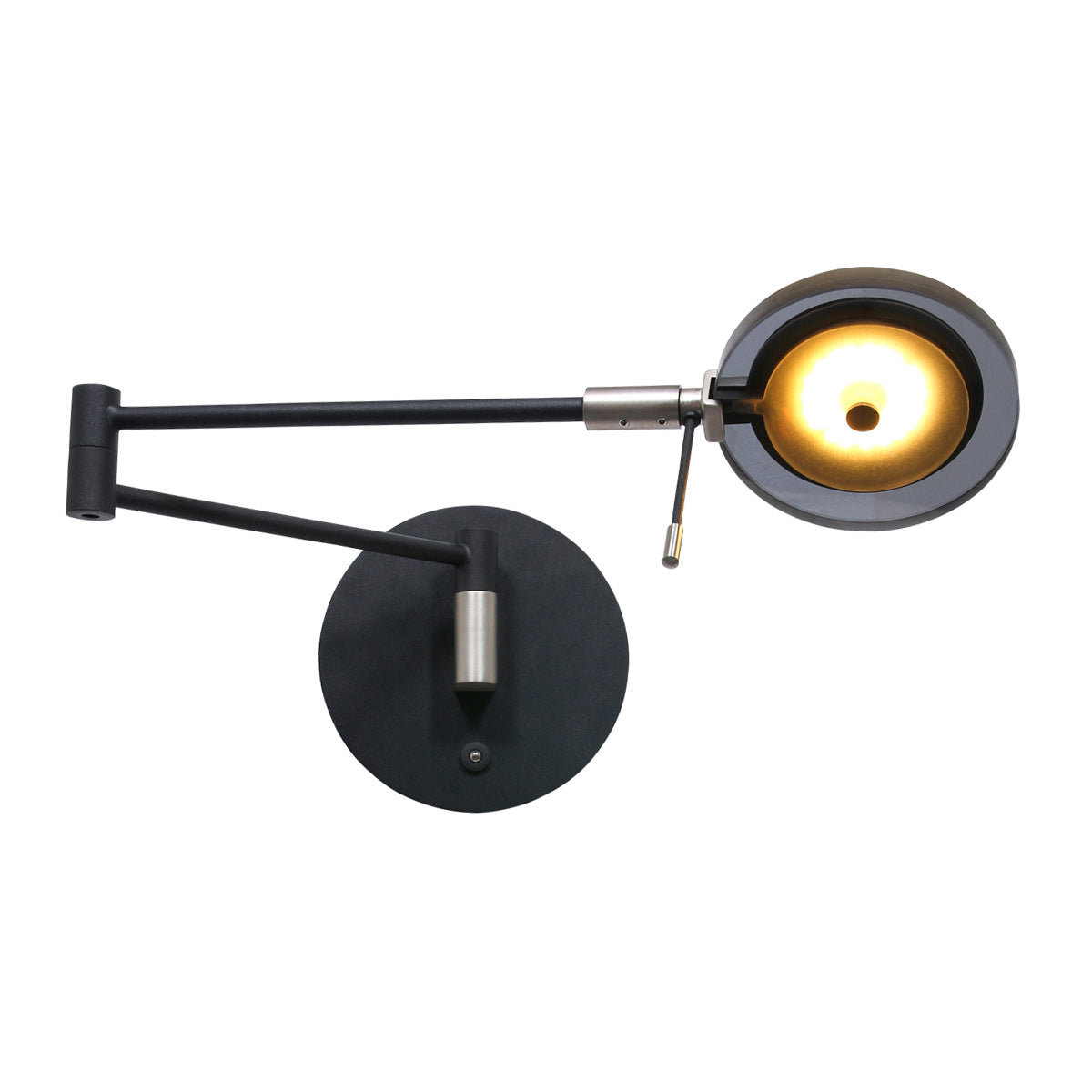 Turound 2734ZW black wall lamp