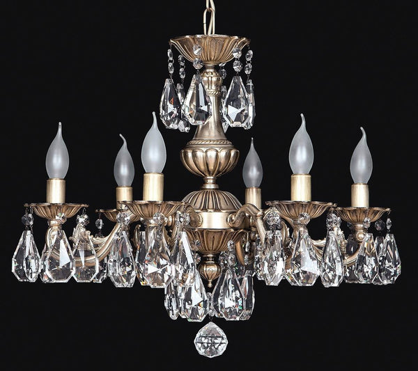 EL860609PT brass chandelier