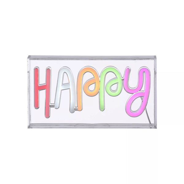 Applique murale Neon-Happy multicolore