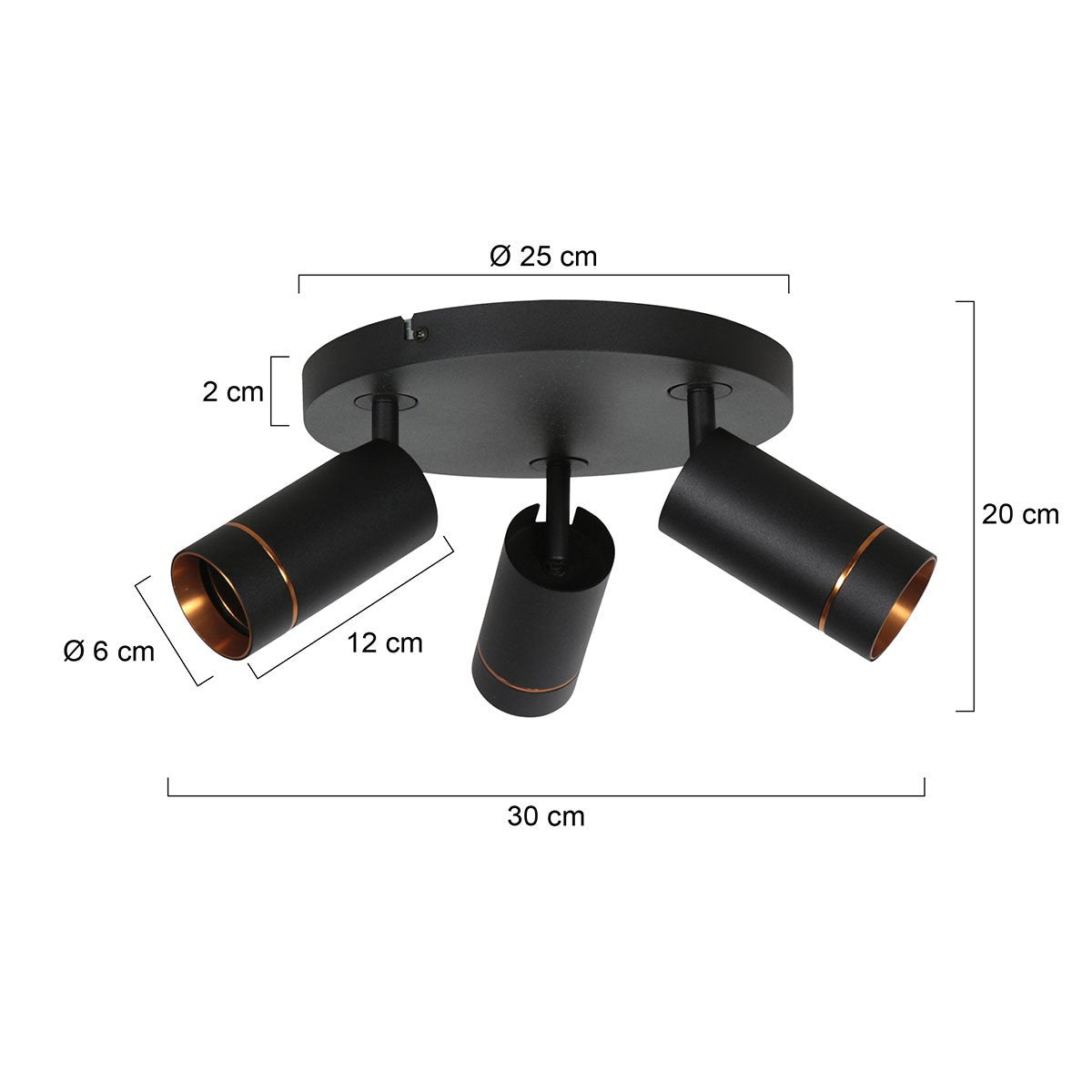 Spot Downlume noir