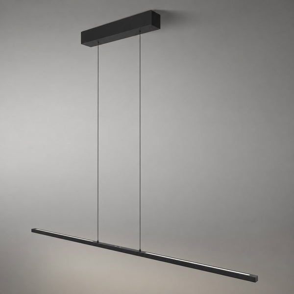 Black band pendant light