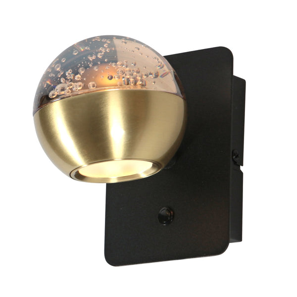 Belluno gold wall lamp