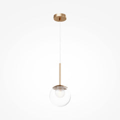 Basic form Gold pendant light