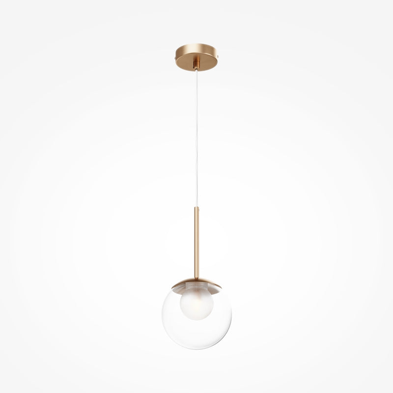 Basic form Gold pendant light