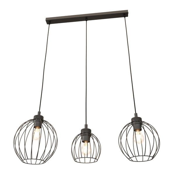 Nando 3-light pendant black