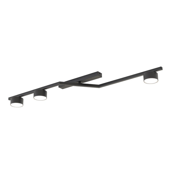 Skan 3-light ceiling lamp black