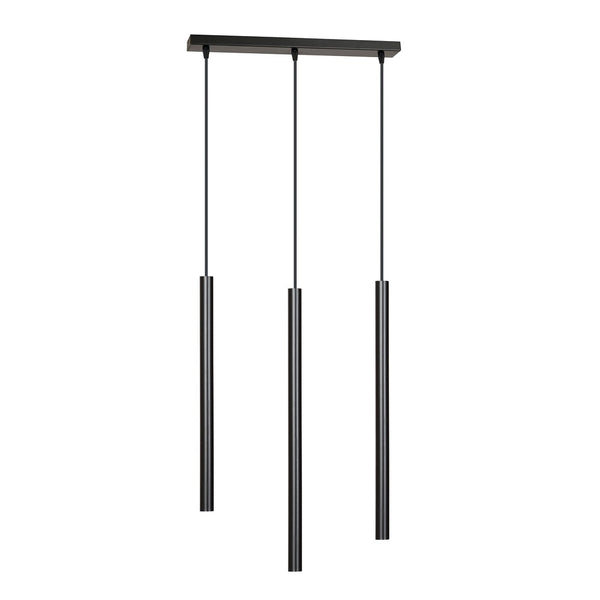 Selter 3-light black pendant light
