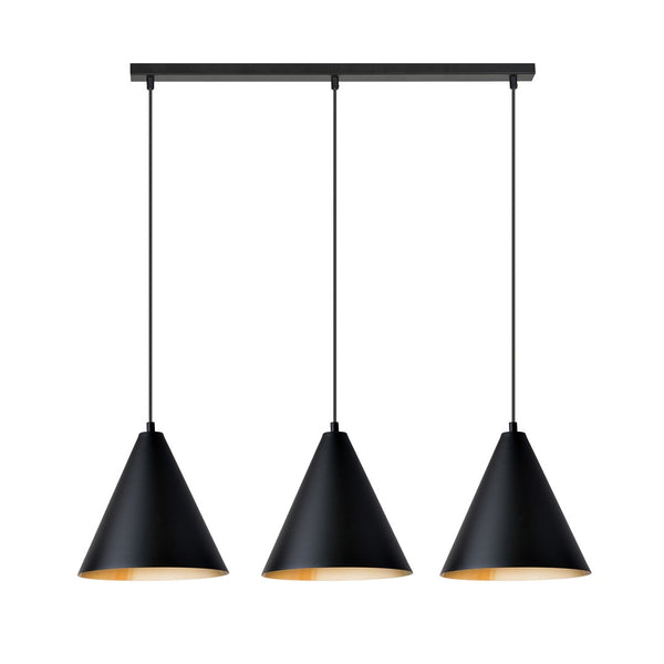Black and gold Rebel pendant light