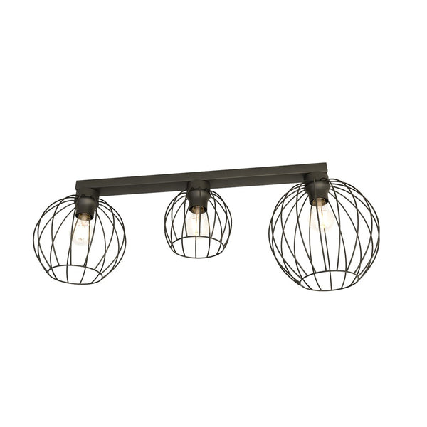 Nest 3-light black pendant light