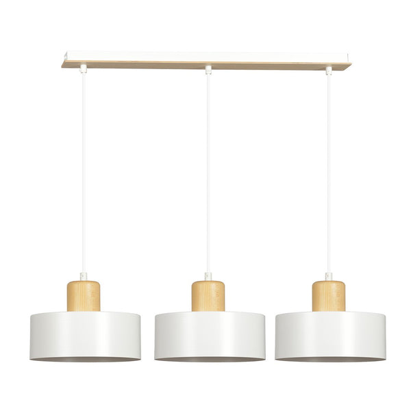 Torin 3-light white pendant light