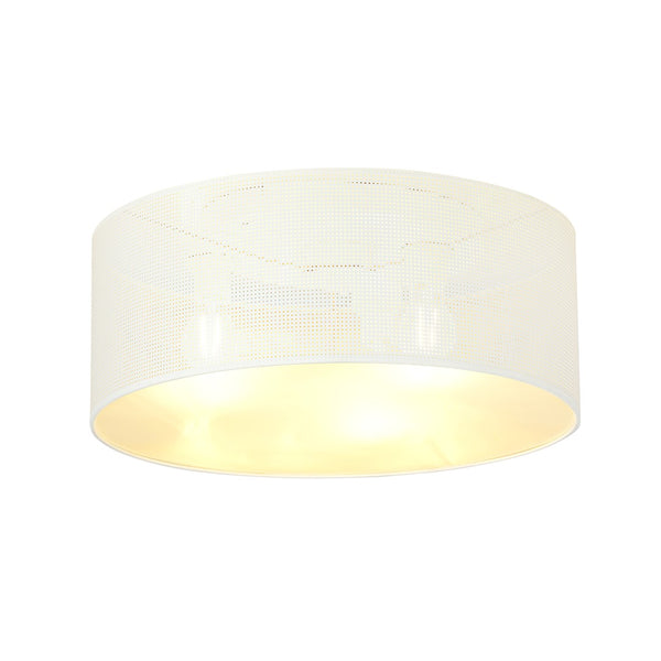 Aston 3-light pendant lamp, white and gold