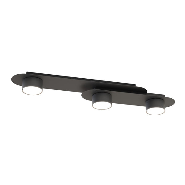 Stilo 3-light pendant black