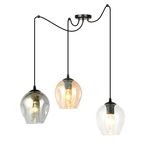 Level 3 pendant light, black