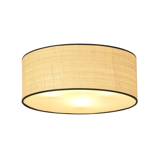 Aston 3-light pendant lamp, rattan