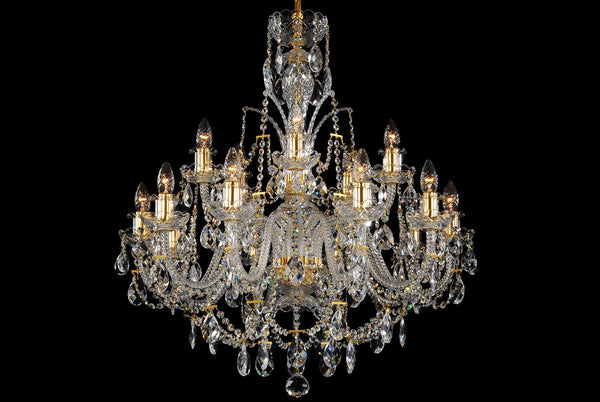 LLCH15DG Crystal Chandelier