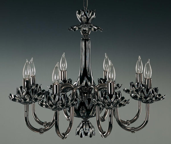 Glass chandelier