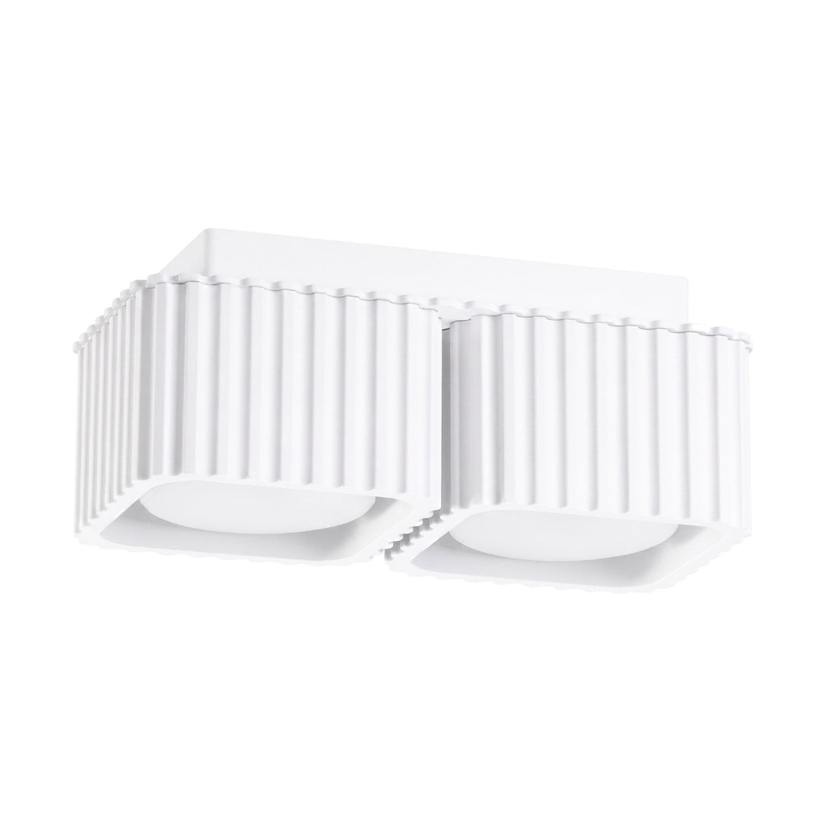 Plafonnier RIFF 2 GX53 Blanc