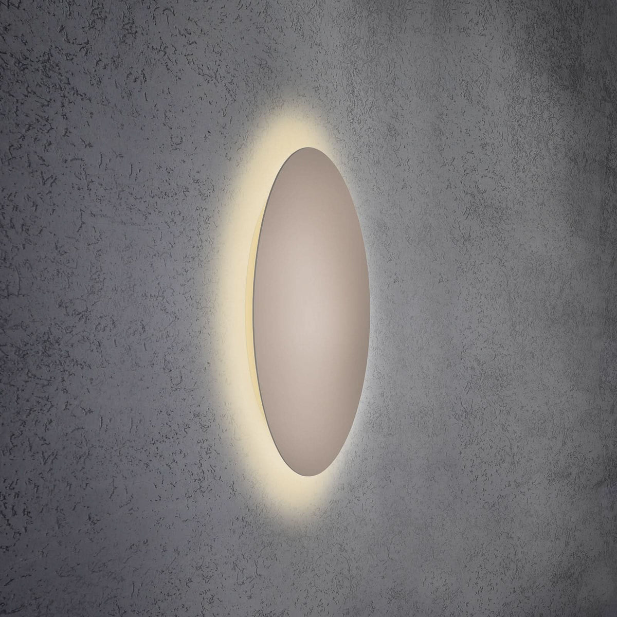 Applique murale LED Blade en aluminium, taupe, Ø 59 cm