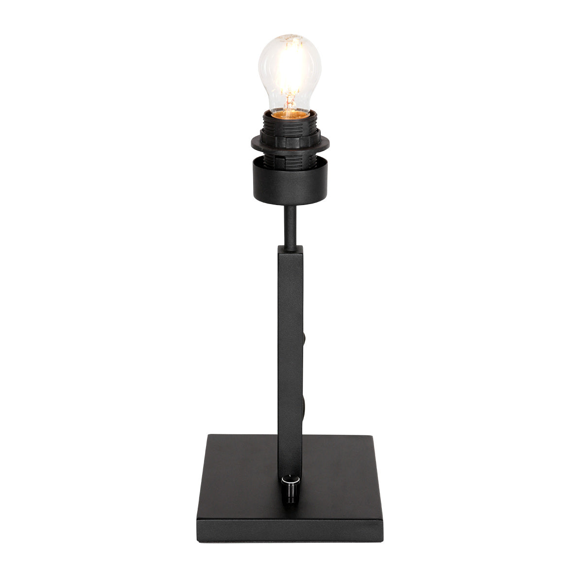 Stang 3084ZW black table lamp with rotary switch, without shade