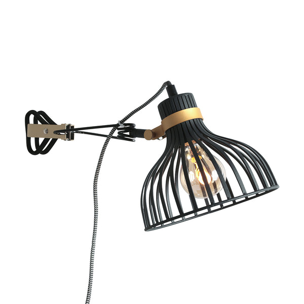 Dunbar 3093ZW Black clamp spotlight translates to "Spot de serrage Dunbar 3093ZW Noir" in French.