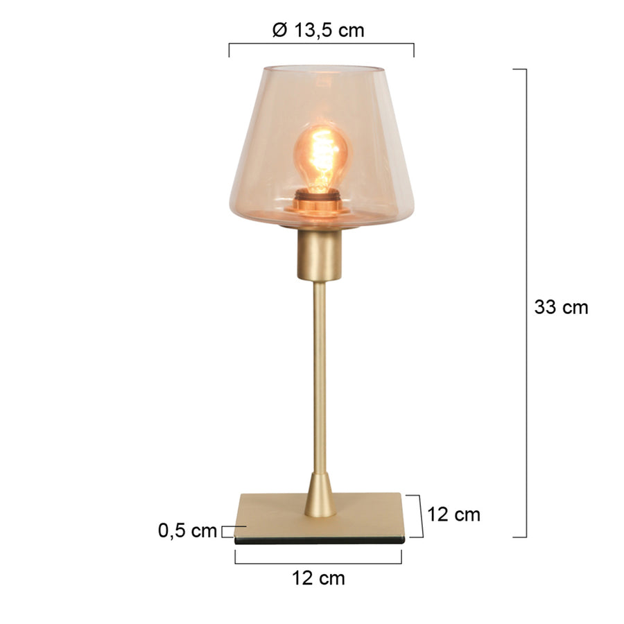 Bronze table lamp for living room | Calis