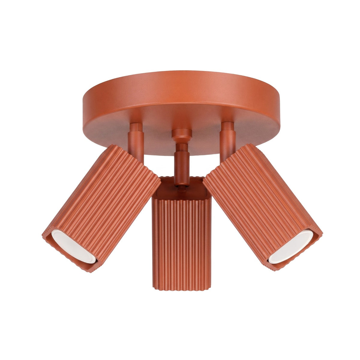 Plafonnier RAYO 3P Ocre rouge