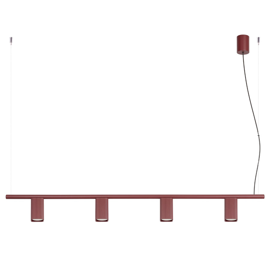 Lustre RAYO 4 Bordeaux