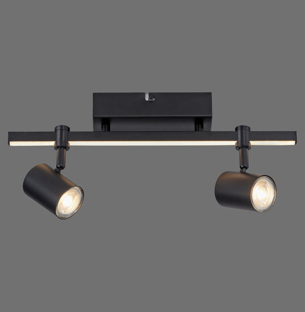 Plafonnier Barik 3 lumières noir