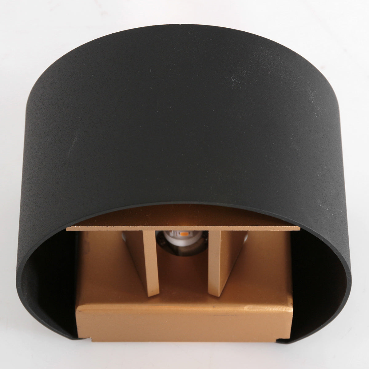 Modern Black & Gold Wall Lamp | Vira