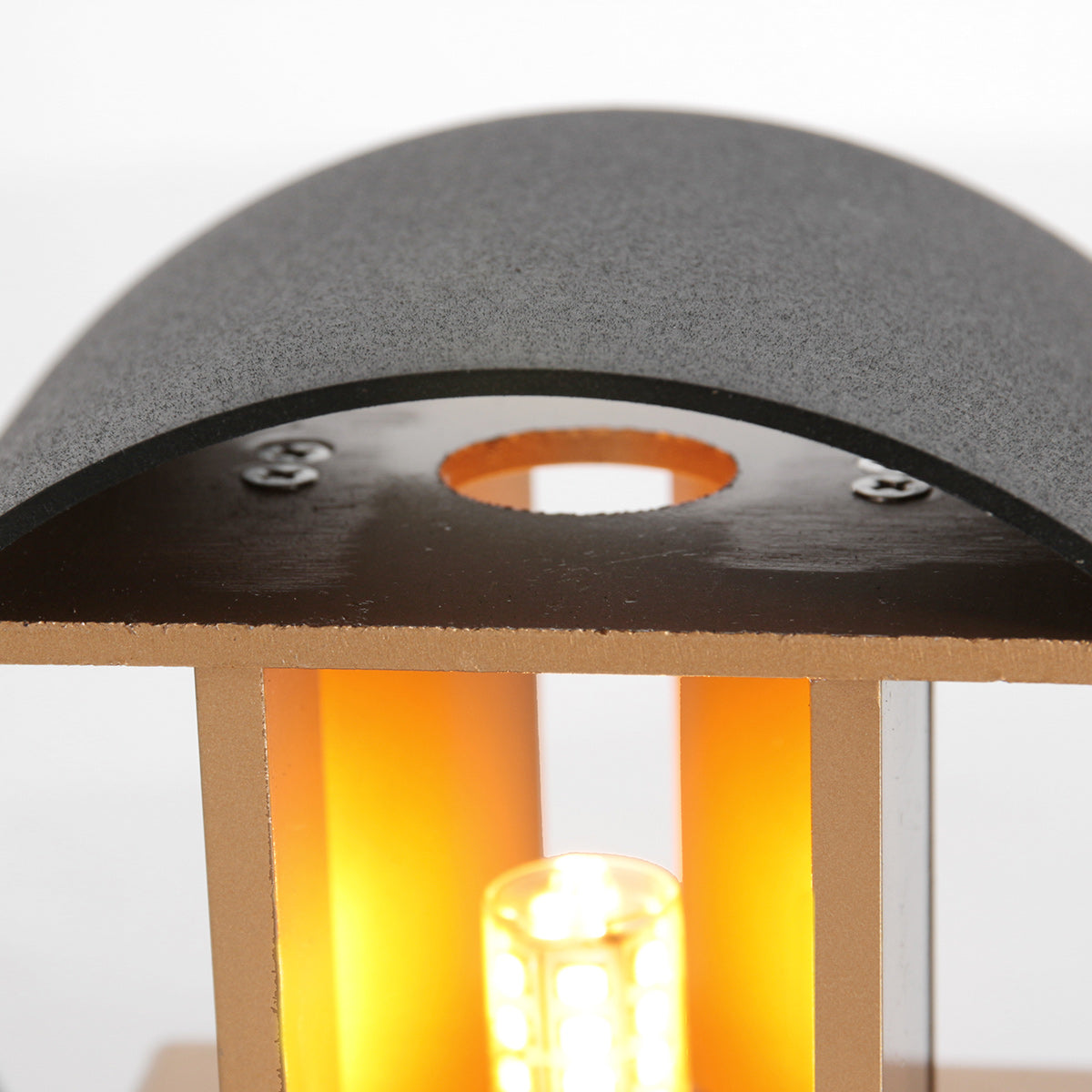 Modern Black & Gold Wall Lamp | Vira