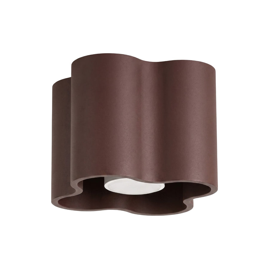 Plafonnier OVIO 1 GU10 Marron