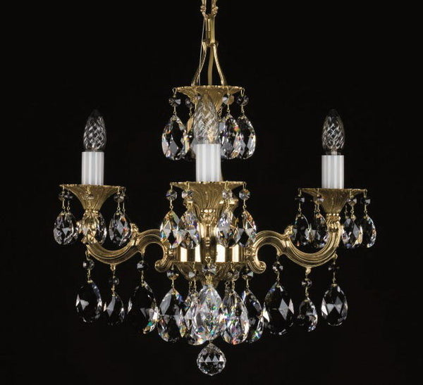 Brass chandelier L345CLN