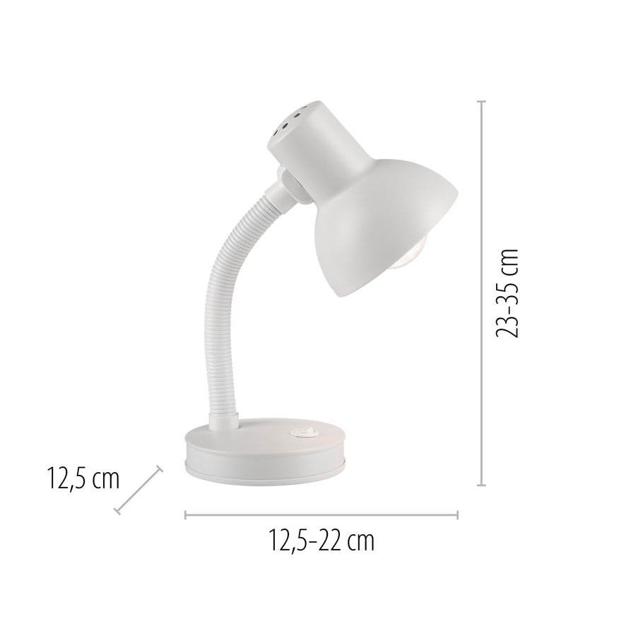 Lampe à poser Flexi blanche
